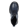 Темно-синие ботинки из композиционной кожи на подкладке из натуральной шерсти